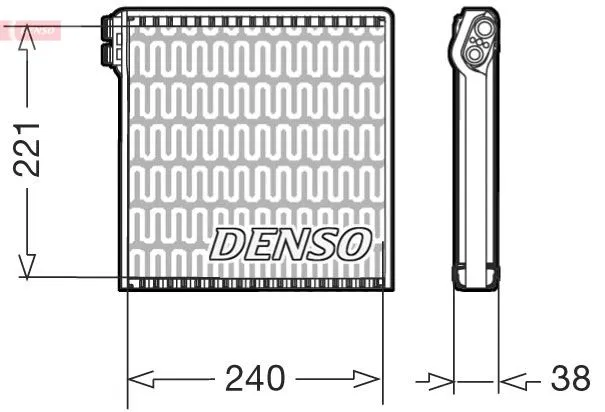 77364087 Evaporatör | DEV09102 DENSO