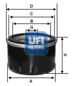 8-94360426-0 Yağ Filtresi Isuzu | 23.273.00 UFI