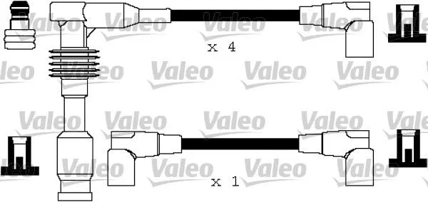 XH346138 Ateşleme Kablo TK. Opel Vectra 16V (89-95) | VALEO