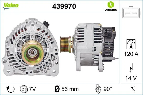 021903025B Alternatör VW Group | 439970 VALEO