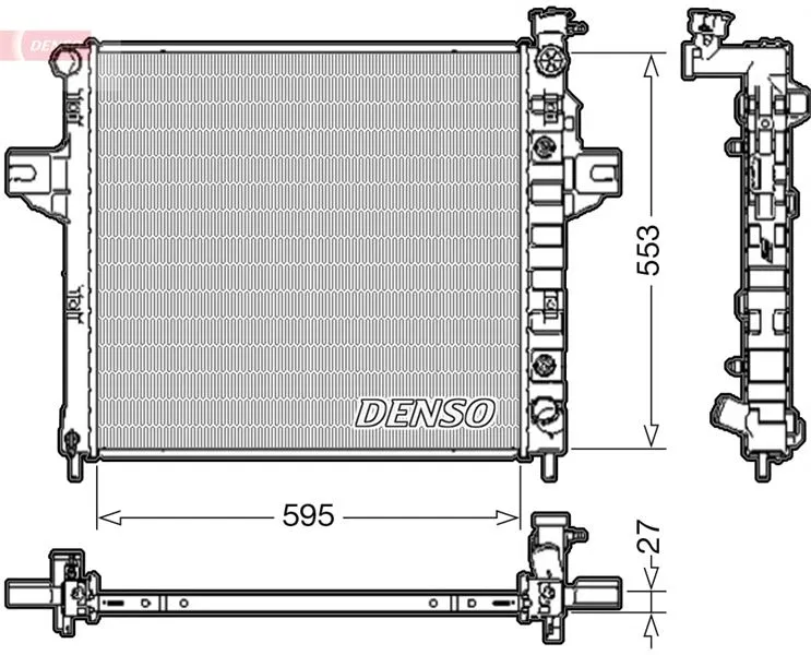 52079425AE Su Radyatörü | DRM06032 DENSO