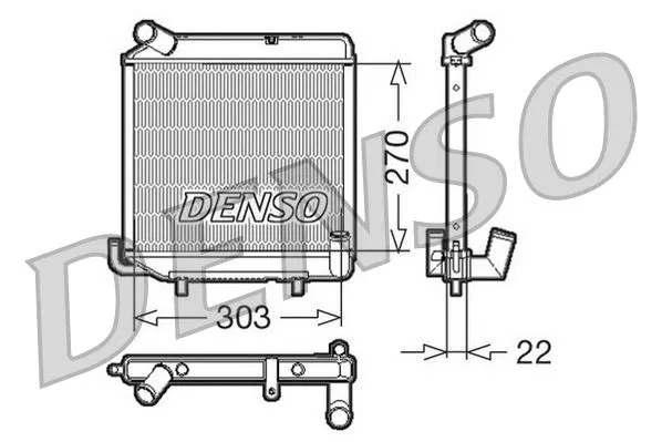 118301 Su Radyatörü | DRM99003 DENSO