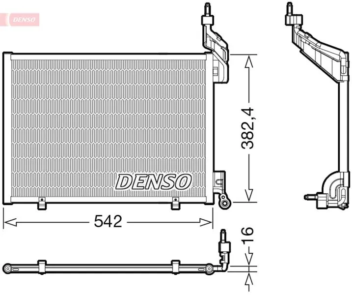 8V5119710AC Klima Radyatörü | DCN10048 DENSO