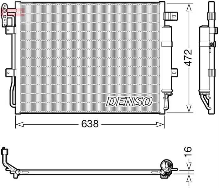 LR015556 Klima Radyatörü | DCN14003 DENSO