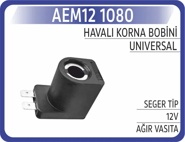71HB1200 Havalı Korna Bobini Seger Tip 12V | 1080 AEM