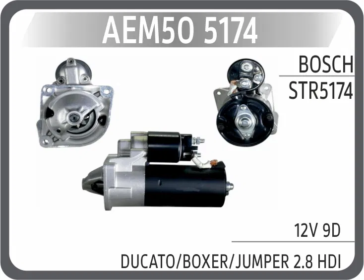 STR5174 Mars Motoru STR5174 DUCATO/BOXER/JUMPER 2.8 HDI 12 | AEM