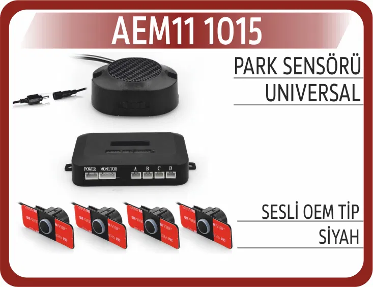 Park Sensörü Sesli OEM Tip Siyah | AEM11-1015 AEM