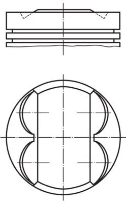 11257536373 Piston | 081PI00106000 MAHLE