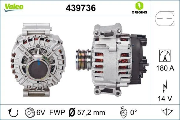 06A903023F Alternatör VW | 439736 VALEO