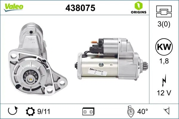 068911023E Marş Motoru Audi | 438075 VALEO