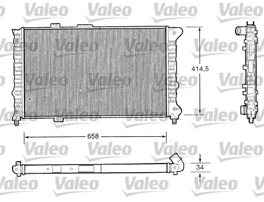 60627910 Radyatör Alfa 166 | 732505 VALEO