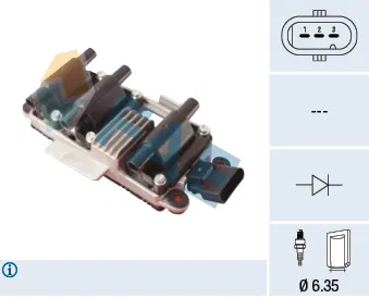 1700610 Ateşleme Bobini | 80445 FAE