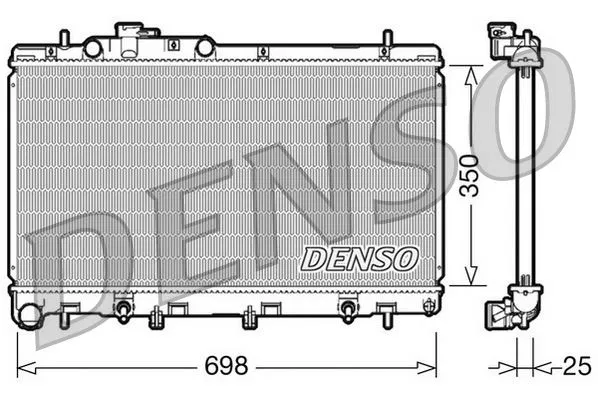 45111AE060 Su Radyatörü Subaru Outback | DRM36011 DENSO