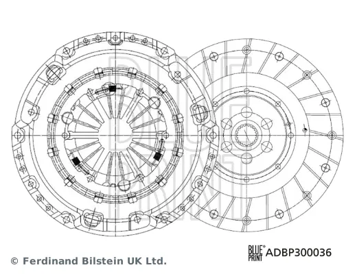 1684815 Debriyaj Seti Focus (08) | ADBP300036 BLUEPRINT
