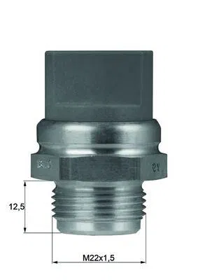 811959481 Fan Müşürü 90-90C Audi 80 B4 1.3/1.6/1.8/2.0 82-86, Ford Sierra 2.0 89-93, Ford Turnıer 2.0 89-93, VW Passat 1.6/1.8/2.3 96-00 | TSW9D MAHLE