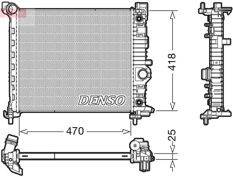 1300310 Su Radyatörü | DRM20116 DENSO