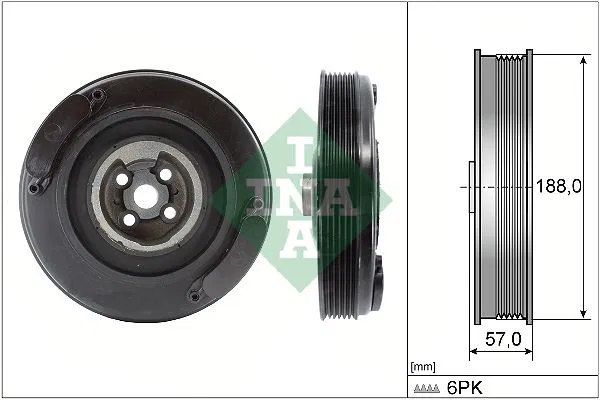 074105251T Krank Kasnagı VW Transporter T4 | 544000210 INA