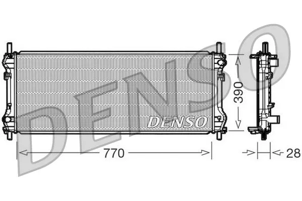MEYC1H8005DG Su Radyatörü Ford Transit | DRM10103 DENSO