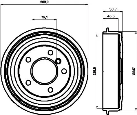 34216752366 Kampana Bmwarka BMW 3 | 94012500 TEXTAR