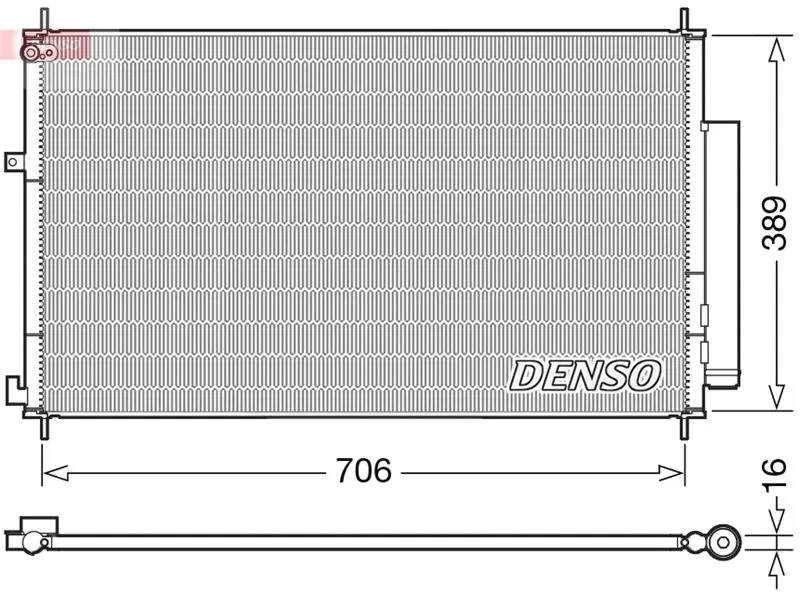 80110T1GG01 Klima Radyatörü | DCN40024 DENSO