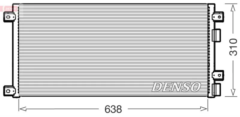 504022601 Klima Radyatörü Iveco Daily III | DCN12006 DENSO
