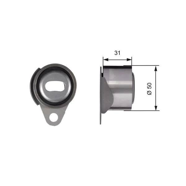 GATES-T41157 Gergi Rulmanı Mitsubishi Carisma / Toyota / Opel Arena / Renault Clio / Espace / Express / Kangoo / Laguna / Megane / R9 / R11 / R19 / R21 / Scenic | GATES