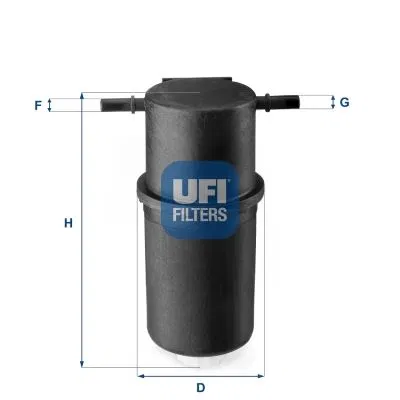 2H0127401 Yakıt Filitresi (Mazot) Crafter 12- 2.0 TDI CKUB-CKTB | 24.144.00 UFI