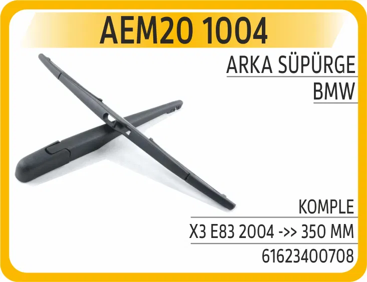61623400708 Arka Süpürge Komple BMW X3 E83 2004 - 350 | 1004 AEM
