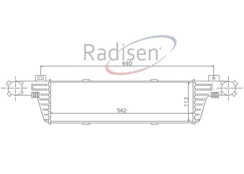 2105001400 Intercooler W 210 (95-) E Class E200 Kompresor -E2 | RI 96899 RADISEN