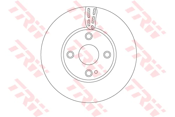 D09T33251 Fren Diski Mazda 2 | DF6793 TRW