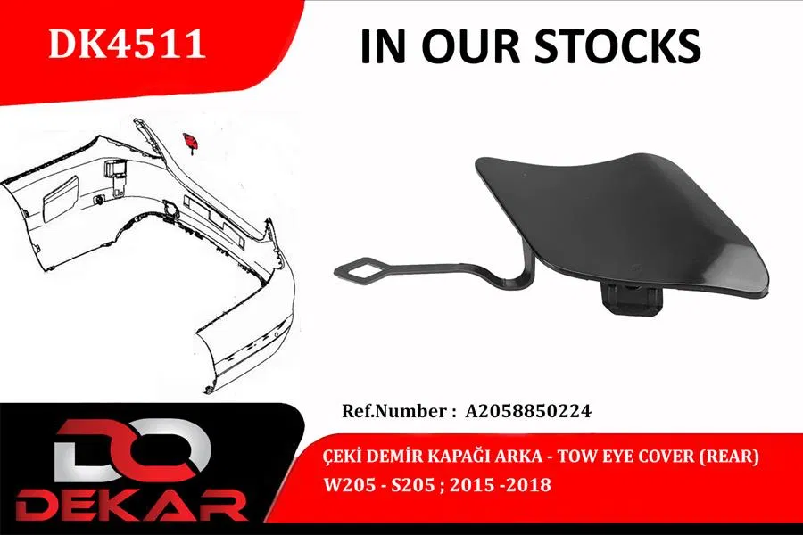 A2058850224 Ceki Demiri Kapagı Arka Mercedes C-CLASS W205 S205 | DK4511 DEKAR