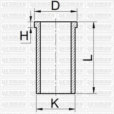 55175750 Motor Gömleği Tempra-Slx 1.6 (86.40) (1,00) | 51-65270-100 YENMAK