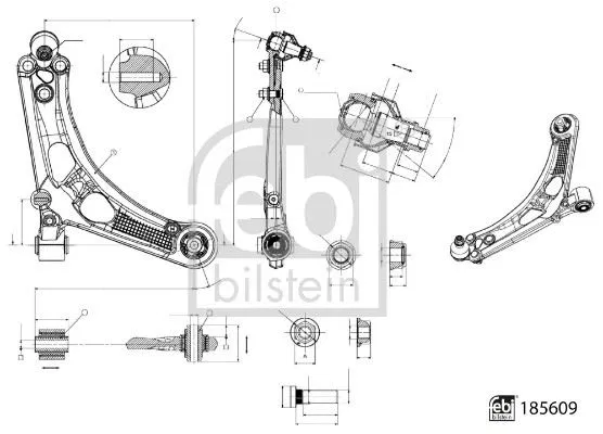 9815014380 Salıncak Citroen | 185609 FEBI