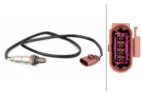 6A906262DM Lambda SENSÖRÜ,4-KUTUPLU,ISITILMIŞ,AUDİ A4-A6 | 6PA 358 103 231 HELLA