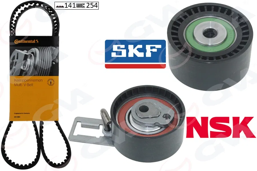 AV6Q8A615AB Eksantrik Gergi Kiti (141 Diş) P207- P208-P301 | 59T4325C GVA