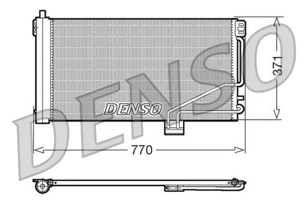 A2035001254 Klima Radyatörü | DCN17014 DENSO