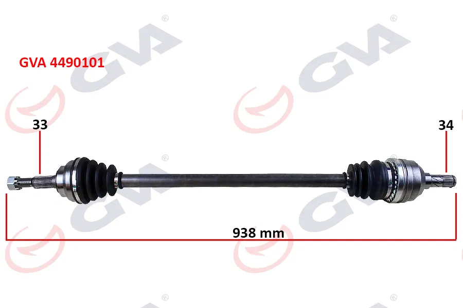 374144 Komple Aks Sağ Vectra A (88-95)-ASTRA F (92-98)-CA | 4490101 GVA