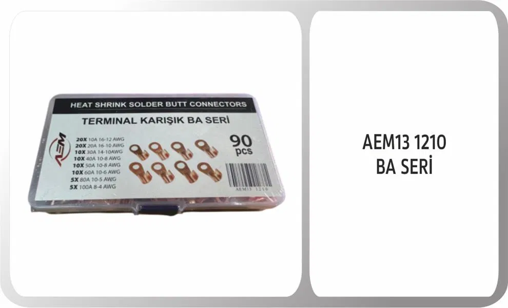 Terminal Karışık Ba Seri(90 Adet) | AEM13-1210 AEM
