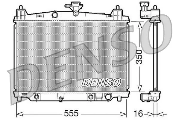 ZY8415200A Su Radyatörü Mazda 2 | DRM44018 DENSO