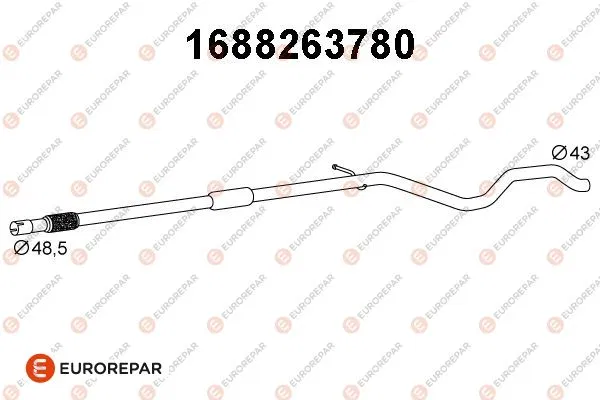 E:TEK Boru Fiat 500 | 1688263780 EUROREPAR