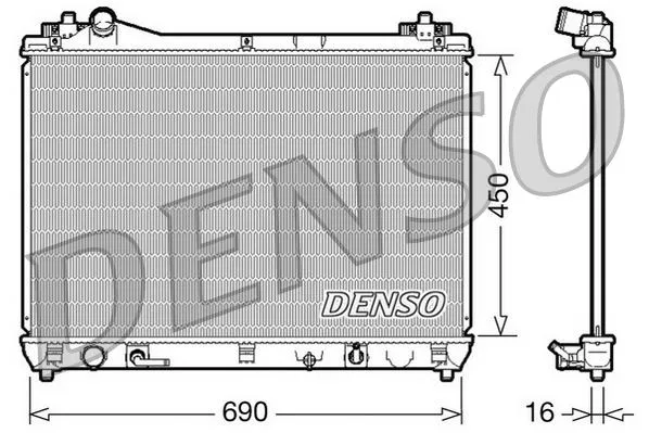 1770065J10 Su Radyatörü | DRM47017 DENSO