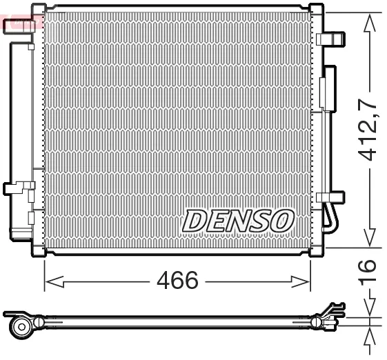 97606N7000 Klima Radyatörü | DCN41033 DENSO