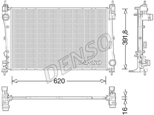 50530543 Su Radyatörü | DRM13017 DENSO