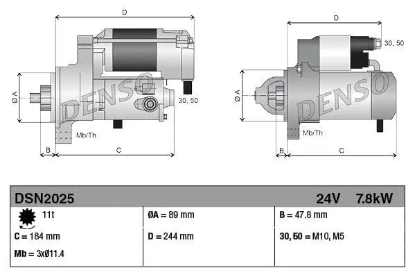 2342637 Marş Motoru | DSN2025 DENSO