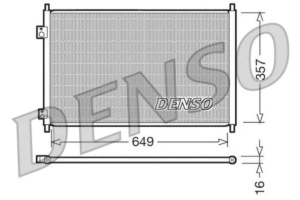 80110S6A901 Klima Radyatörü Honda Civic VII | DCN40008 DENSO