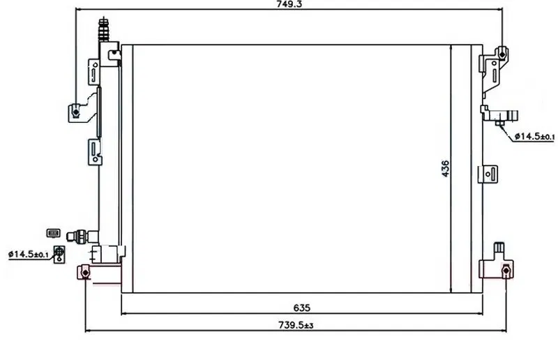30665563 Klima Radyatörü Volvo XC70-XC90 02- 2.5T 3.2I | CVO470016 ORIS