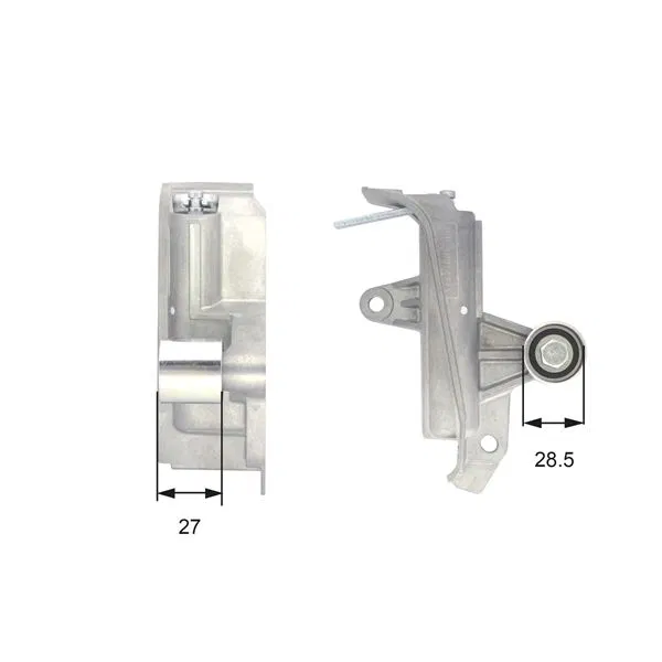 06B109477A Titreşim Amortisörü Seat Exeo 1.8 08-10, Skoda Superb I 1.8 01-08, Volkswagen Passat 1.8, 2.0 00-05 | T43028 GATES