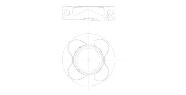 11257792745 Piston Complete -MM BMW | 081PI00102002 MAHLE