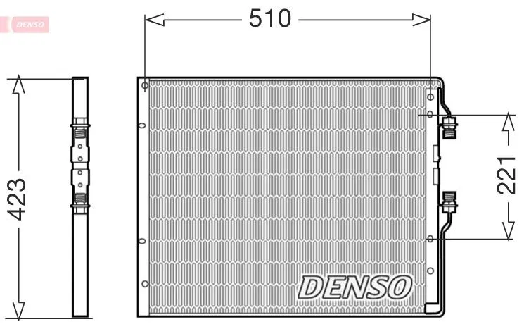 533770202 Klima Radyatörü | DCN12101 DENSO