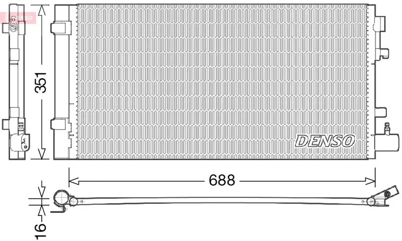 921000005R Klima Radyatörü | DCN23031 DENSO